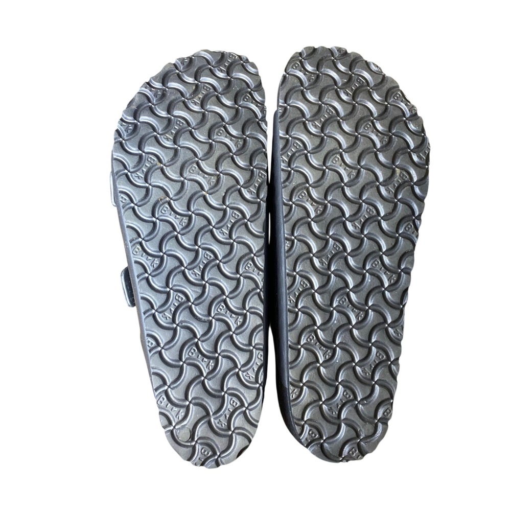 Birkenstock Arizona EVA Anthracite Metallic Gray Sandals Men 12 EU 45 Waterproof - Picture 11 of 11